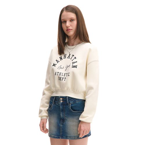 Sudadera con estampado - Cropp - Modalova