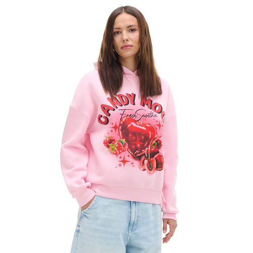 Sudadera con capucha y estampado - Cropp - Modalova