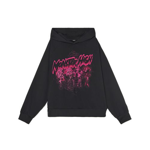 Sudadera negra con capucha Monster High - Cropp - Modalova