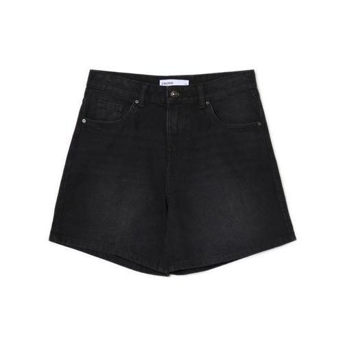 Cropp - Bermudas vaqueras - Negro - Cropp - Modalova