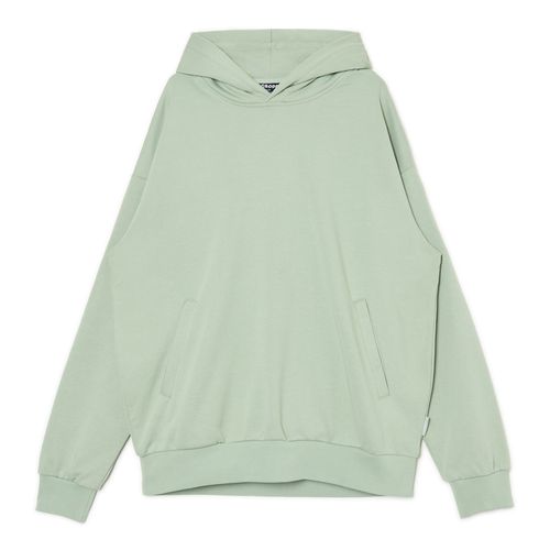 Sudadera verde con capucha - Cropp - Modalova