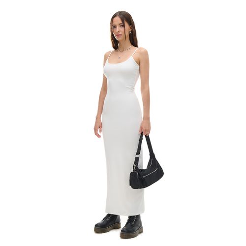 Cropp - Vestido maxi liso - Blanco - Cropp - Modalova