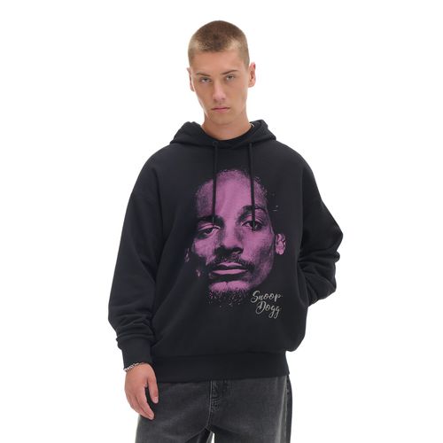 Sudadera negra con capucha Snoop Dogg - Cropp - Modalova