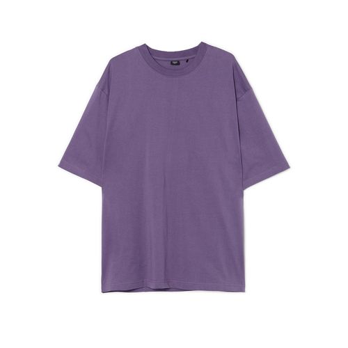 Cropp - Camiseta lisa - violeta - Cropp - Modalova