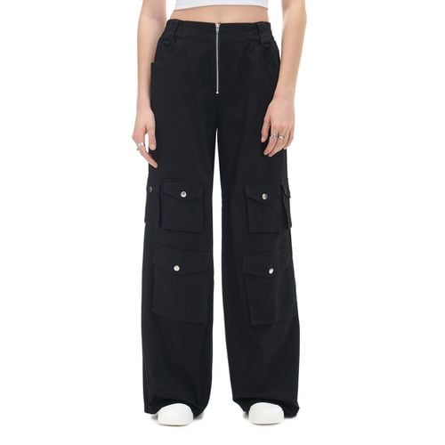 Cropp - Pantalón cargo - Negro - Cropp - Modalova