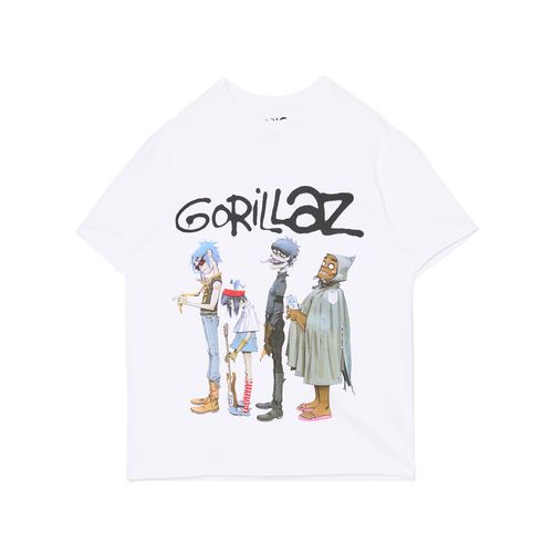 Camiseta blanca con estampado Gorillaz - Cropp - Modalova