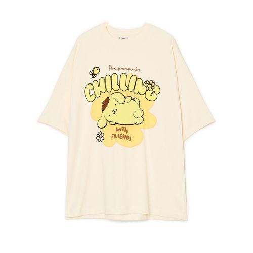 Blusa con aplicaciones Pompompurin - Cropp - Modalova