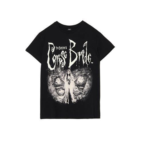 Camiseta negra con estampado Corpse Bride - Cropp - Modalova