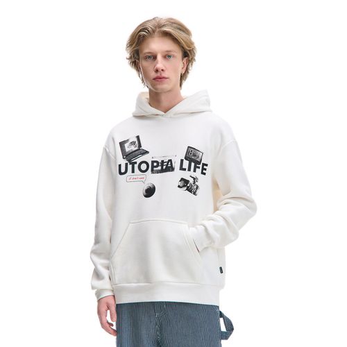 Cropp - Sudadera estampada - crema - Cropp - Modalova