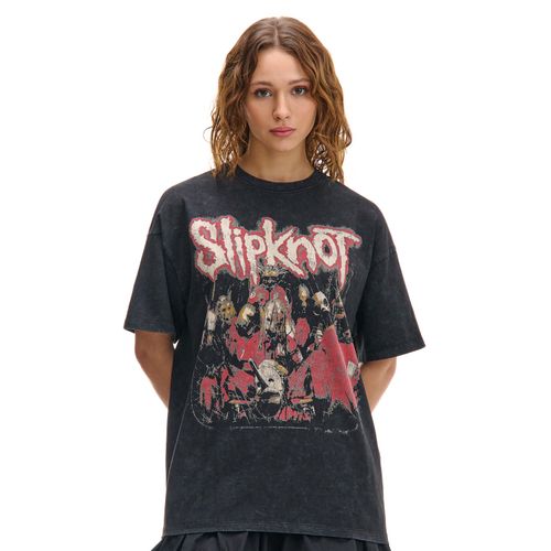 Camiseta negra con estampado Slipknot - Cropp - Modalova