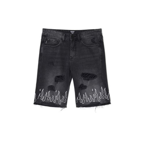 Shorts de mezclilla con efecto lavado - Cropp - Modalova