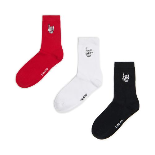 Pack de 3 pares de calcetines - Cropp - Modalova