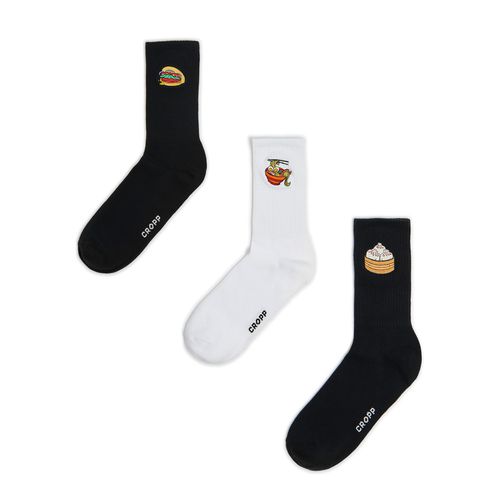 Pack de 3 pares de calcetines largos - Cropp - Modalova