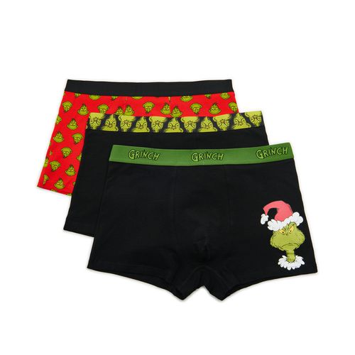 Pack de 3 bóxeres navideños Grinch - Cropp - Modalova