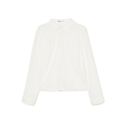 Cropp - Camisa de viscosa - Blanco - Cropp - Modalova