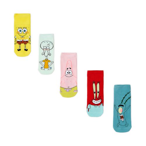 Pack de 5 pares de calcetines SpongeBob SquarePants - Cropp - Modalova