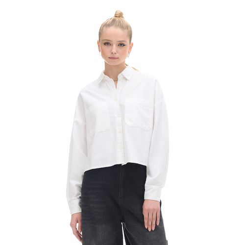 Cropp - Camisa blanca - Blanco - Cropp - Modalova