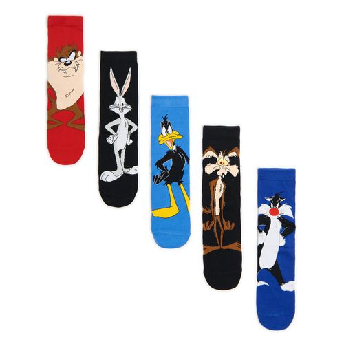 Pack de 5 pares de calcetines Looney Tunes - Cropp - Modalova