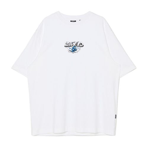 Cropp - T-shirt con stampa - Bianco - Cropp - Modalova