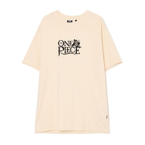 Cropp - T-shirt con stampa - nude - Cropp - Modalova