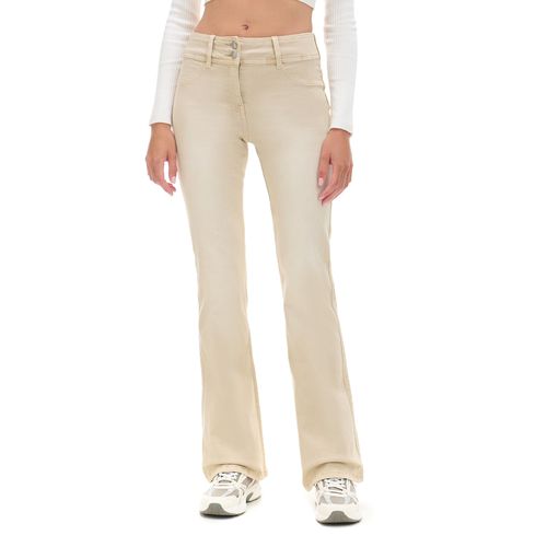 Cropp - Pantaloni svasati - Beige - Cropp - Modalova