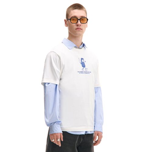 Cropp - T-shirt con stampa - panna - Cropp - Modalova