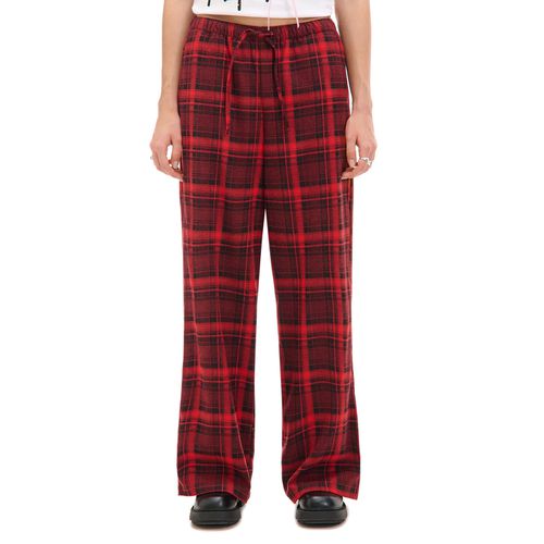 Cropp - Pantaloni a quadri - Rosso - Cropp - Modalova