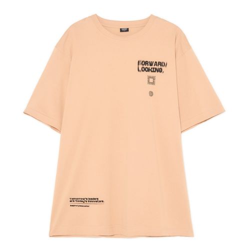 Cropp - T-shirt con stampa - Beige - Cropp - Modalova