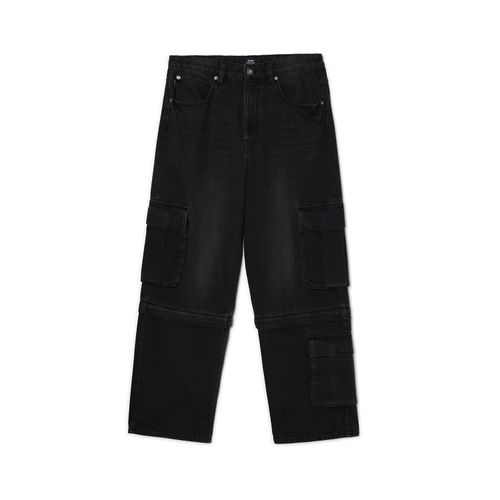 Cropp - Super baggy jeans - Nero - Cropp - Modalova