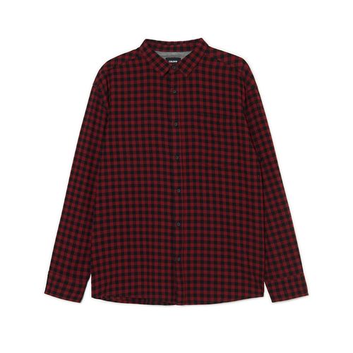 Cropp - Camicia a quadri - maroon - Cropp - Modalova