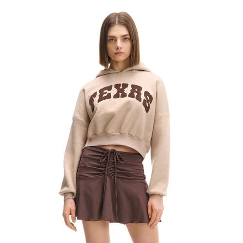 Cropp - Felpa con cappuccio - Beige - Cropp - Modalova