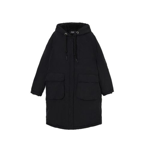 Cropp - Parka con cappuccio - Nero - Cropp - Modalova