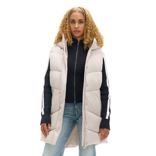 Quilted vest with a hood - Cropp - Modalova