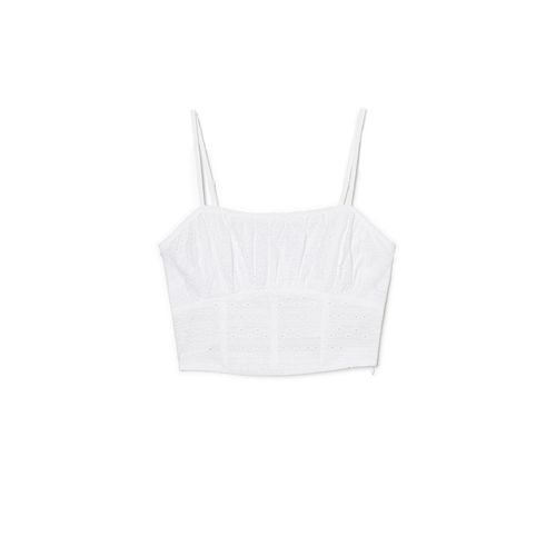 Cropp - Crop top - Bianco - Cropp - Modalova