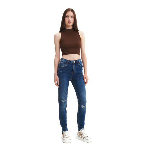 Cropp - Jeans skinny - Blu scuro - Cropp - Modalova