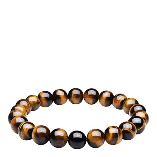 Tiger Eye And Black Onyx Bracelet - Stephen Oliver - Modalova