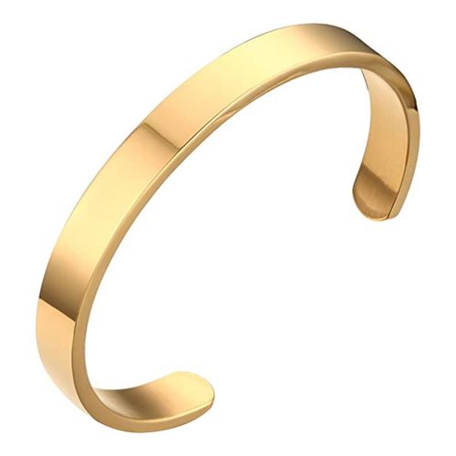 K Gold Plated Cuff Bangle - Stephen Oliver - Modalova