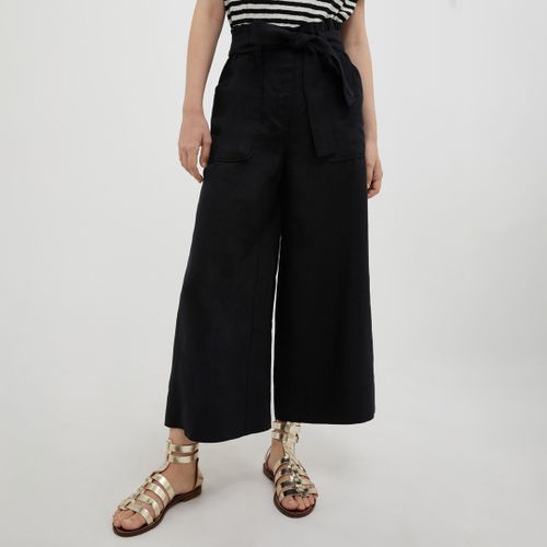 Black Finestra Wide Leg Trousers - Max&Co. - Modalova