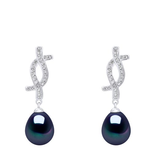 Tahiti Real Cultured Freshwater Pearl Earrings - Mitzuko - Modalova