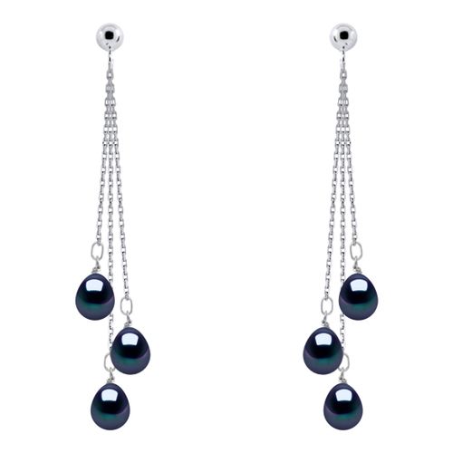 Tahiti Style Trio Freshwater Pearl Earrings - Ateliers Saint Germain - Modalova