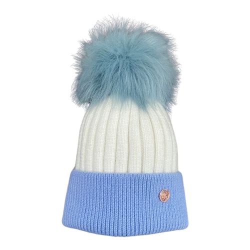 Kids And White Combo Cashmere Blend Hat - Look Like Cool - Modalova