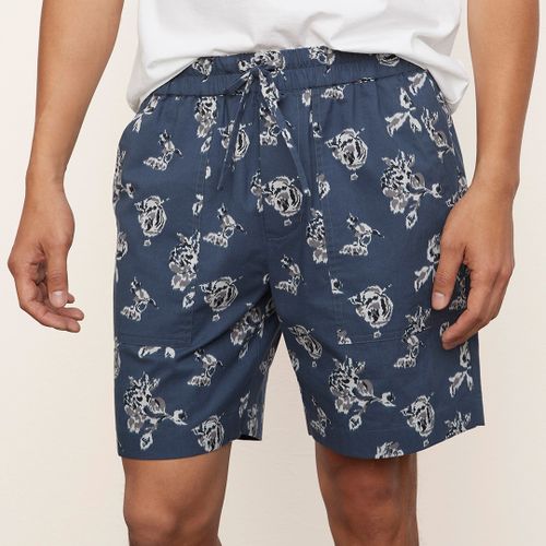 Floral Pull On Cotton Blend Shorts - Vince - Modalova