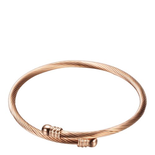 K Rose Gold Cuff Bangle - Stephen Oliver - Modalova