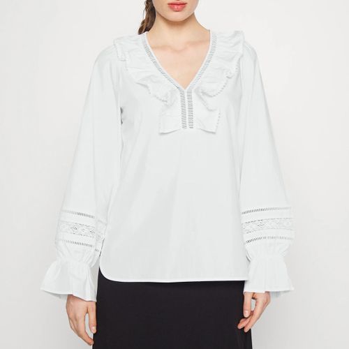 White Raro Cotton Blouse - Max&Co. - Modalova