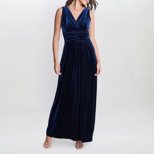 Patricia Sleeveless Velvet Maxi Dress - Gina Bacconi - Modalova