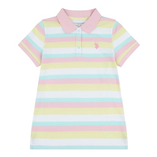 Teen Girl's Striped Cotton Polo Dress - U.S. Polo Assn. - Modalova