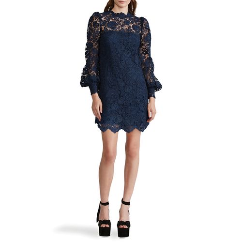 Midnight Blue Long Sleeve Dress - Zac Posen - Modalova