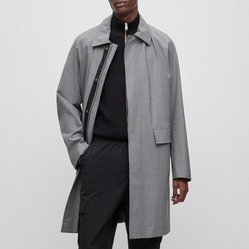 Grey P-Jared Zip Coat - BOSS - Modalova