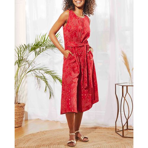 Red Nalani Viscose Jumpsuit - Weird Fish - Modalova