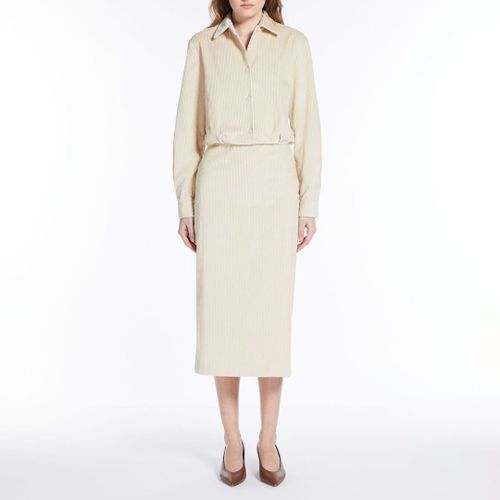 Ivory Sebino Shirt Midi Dress - Weekend Max Mara - Modalova